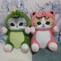 mofusand かいじゅうにゃんBIGぬいぐるみ 全2種セット