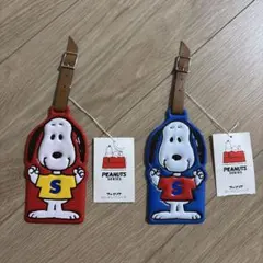 スヌーピー ネームタグ ファミリア　ネームホルダー　パスケース　レトロ　昭和