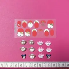 ネイルパーツ　ダッフィー　ミニー