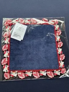 新品】近沢レース×ローラ アシュレイ ハンカチ ロンドン レース ブルー