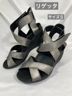 リゲッタ★未使用のストラップヒールサンダル★サイズＳのサムネイル