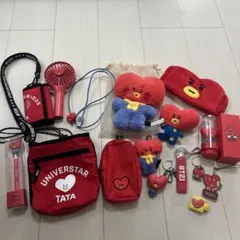 BT21 TATA キーホルダー ぬいぐるみ バッグ ポーチ 等々 BTS テテ