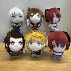 KINGDOM HEARTS ぬいぐるみ マスコット 5種6個セットのサムネイル