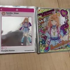 紫雲清夏 　アクリルカード２種　JOL原宿　学マス