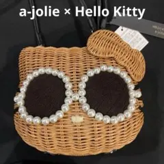 完売品 日焼けキティ a-jolie × Hello Kitty かごバッグ