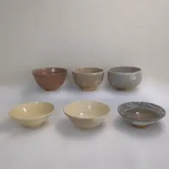 中園晋作さん　ボウル　カップ　三葉形　3点セット　palette pottery 中園晋作さん ボウル ゆのみ 三葉形 3点セット palette pottery - メルカリ