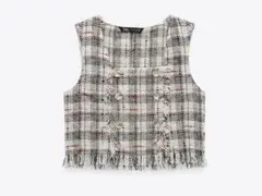 2026年最新】zara ツイード ジレの人気アイテム - メルカリ