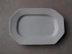 九谷青窯 白磁 八角長皿(小)