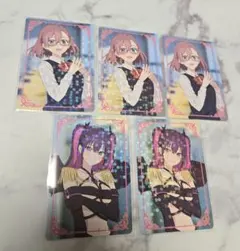 橘 美花莉 ポストカード イラストカード ブロマイド セット Yahoo!オークション - 《5枚》2.5次元の誘惑 橘美花莉 アニメ/ポスタ