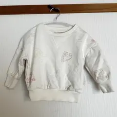 しまむら softcheese 総柄トレーナー 90サイズ