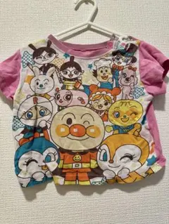 アンパンマン ベビー 半袖 パジャマ ピンクのサムネイル