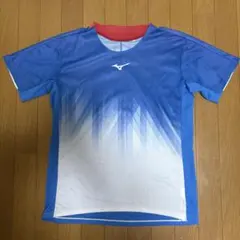 Mizuno グラデーション ゲームシャツ　青/赤