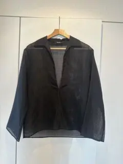 Edition メッシュ長袖シャツ 黒のサムネイル