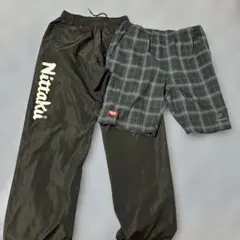 Nittaku ロングパンツとショートパンツ セット