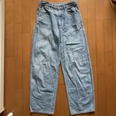 UNIQLO　U　ワイドフィットカーブジーンズ　26/66×76