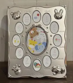 ミキハウス 月齢アルバム シルバー