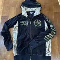 24karats ベロアジャージ　上下　L 黒金　EXILE LDHのサムネイル