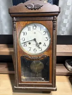 Meiji柱時計 チンチャン時計 8日巻き 稼働品 訳あり Meiji ching chang gong柱時計 8日巻 稼働品 - メルカリ