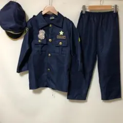 ポリス　警察官コスチューム M 120 ネイビー　コスプレ　D972
