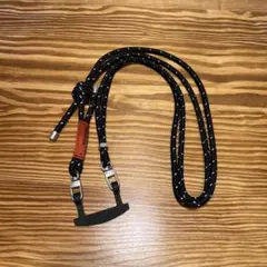 Topologie スマホショルダーストラップ ブラック