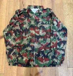 【ミリタリー】スイス軍　アルペンカモ　M-83 フィールドジャケット　ユーロ古着