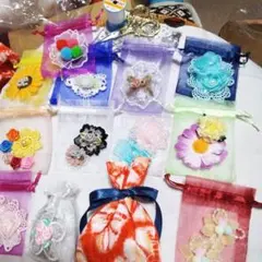 手作り巾着袋セット　ラベンダーサシェ　10個