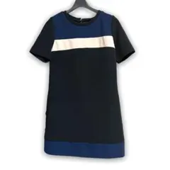 アクアガール ブロッキングワンピース ボックスワンピ aqua girl