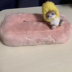 mofusand ティッシュケース ぬいぐるみ付き