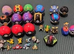 ポケモンボールとフィギュアセット