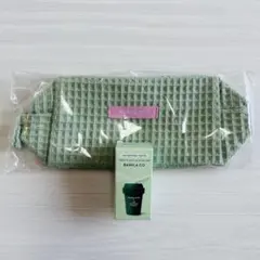 【新品】BANILA CO バニラコ ワッフルポーチ スパチュラ 抹茶のサムネイル