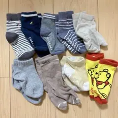 ベビーキッズ靴下 9足セット Cottoli プーさんなど まとめ売り