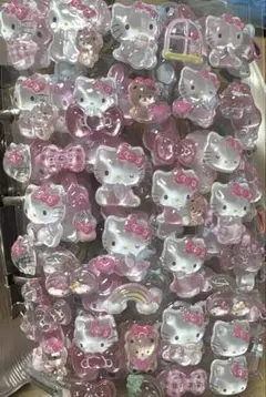 ハローキティボンボンドロップシール(ポーチとミラー付き)