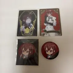 【ツイステ】 リドル・ローズハート 缶バッジ ウエハースランダムカードセット