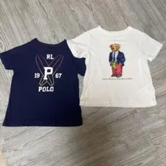 早朝8時まで限定価格！ポロラルフローレンTシャツ2枚セット100cm