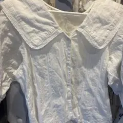 GRL ビックカラーレースブラウス