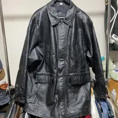 OUTDOOR exchange 黒レザージャケット