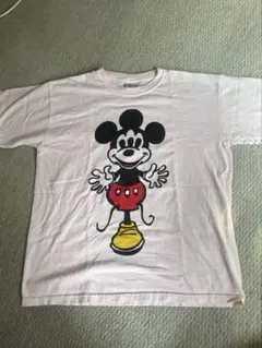 GILDAN 三つ目ミッキー希少サイズTシャツ ピンクDisney90sのサムネイル
