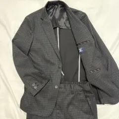 美品 近年モデル COMMECA COMMUNE スーツセットアップ チェック柄