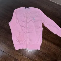 Ralph Lauren コットンニット七分袖カーディガン