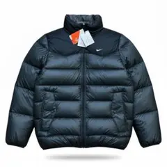 H233 未使用級✨NIKE ダウンジャケット　リバーシブル　タグ付き　ブラック
