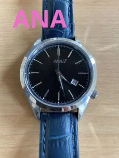 ANA 腕時計 皮ベルト