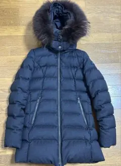 【美品】タトラス セラミカ ダウンコート ラクーン 　ネイビー