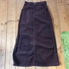 UNIVERSAL OVERALL コーデュロイ スリットスカート