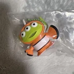 ピクサー　フィギュアマスコット　コスチュームエイリアン　ニモ　リトルグリーンメン