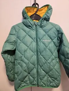 mont-bell モンベル リバーシブルダウンパーカー キッズ120センチ