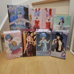 「まとめ売り」Re:ゼロ BiCute Bunnies レム ラム &エルザ