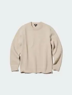 UNIQLO ウォッシャブルストレッチミラノリブクルーネックセーター