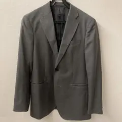 ユニクロ　メンズ ビジネスジャケット グレー テーラード