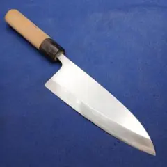 (44)有光黒打ち 出刃包丁 ビンテージ　デッドストック　和包丁 希少 プロ用 44)有光黒打ち 出刃包丁 ビンテージ デッドストック 和包丁 希少 プロ