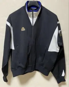 希少　90s kappa トラックジャケット　ジャージ　白黒　太アーム